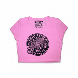 Stitch Premium Pink Crop Top